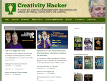 Tablet Screenshot of creativityhacker.ca